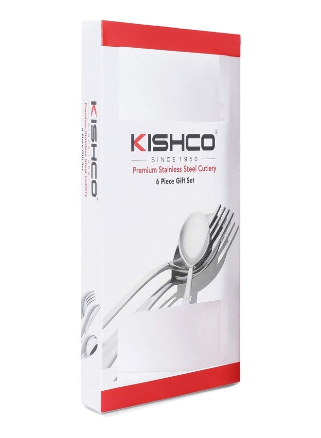 Kishco Stainless Steel Serene Dessert Fork 4 MM - Pack of 6 - Image 3
